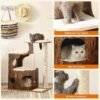 Cat Tower with 3 Beds and Cave