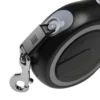 Giant Retractable Tape Dog Leash – Black / Neon